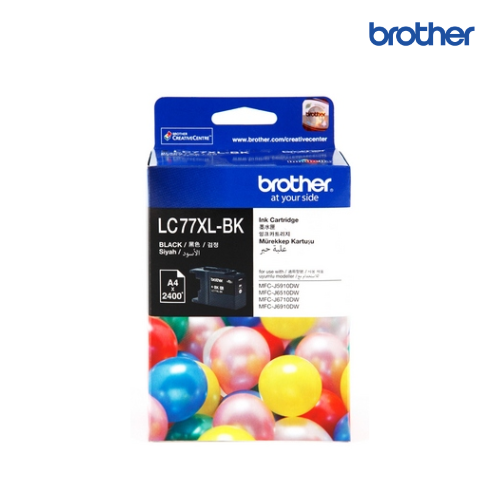 ตลับหมึกอิงค์เจ็ท Brother Original Ink Cartridge LC-77XL Black, LC77XL